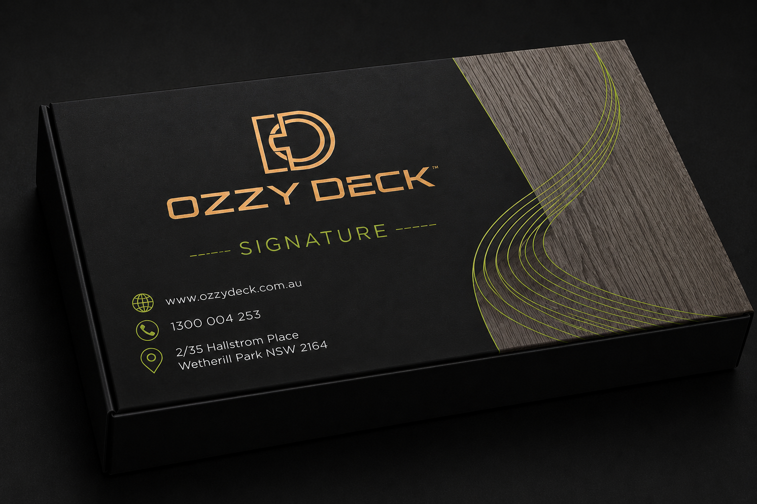 Ozzy Deck Signature sample box